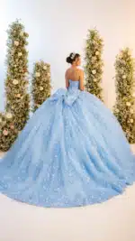 VESTIDO DE QUINCEAÑERA BABY BLUE | REF: #56562 - Imagen 2