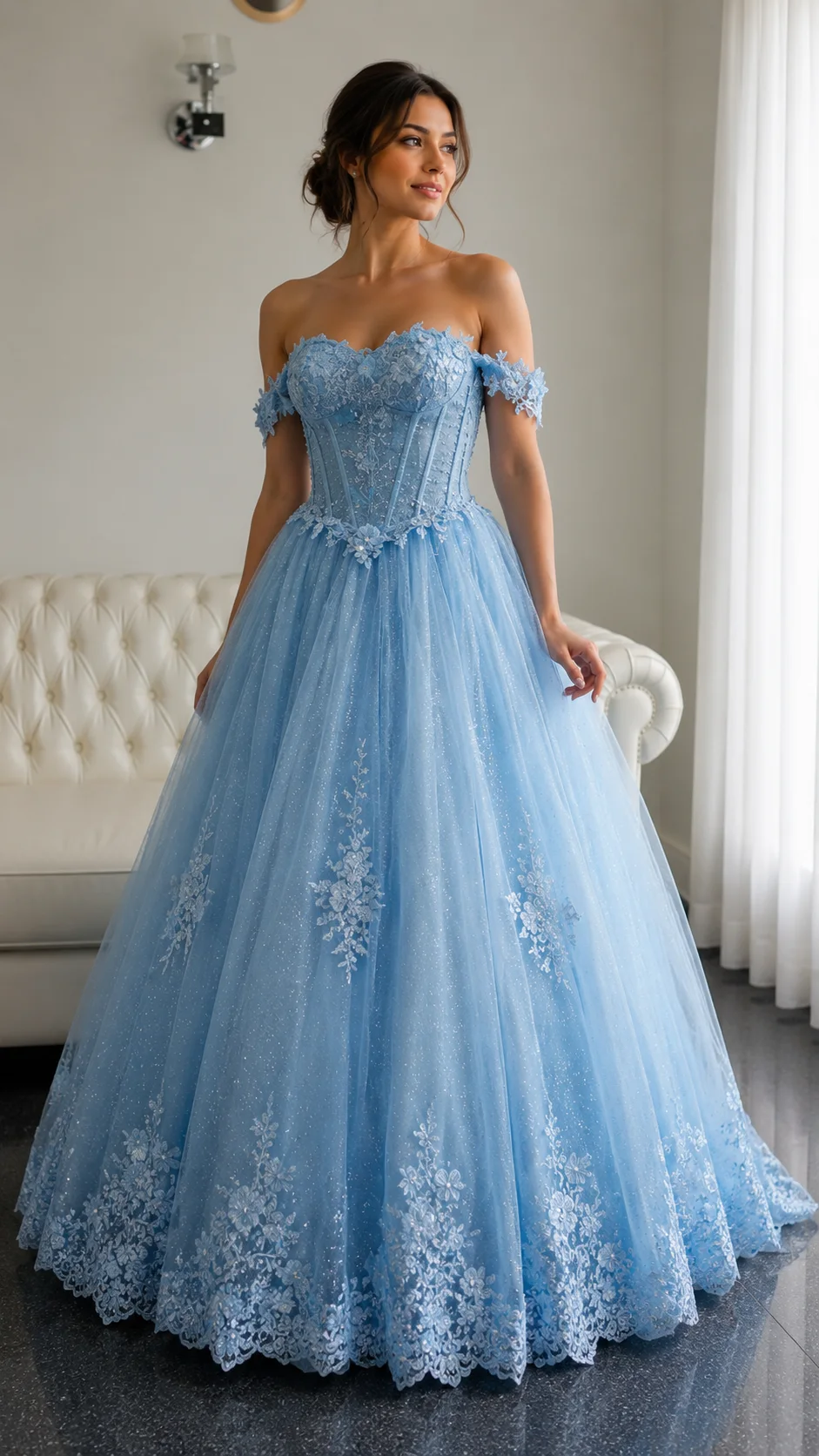 Atelier 54806 Vestido de 15 Mariposa VESTIDO DE 15 MARIPOSA | REF: #54806 - Imagen 1