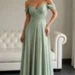 VESTIDO DE GALA VERDE MENTA | REF: #64420
