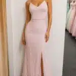 VESTIDO DE GALA ROSADO | REF: #L50