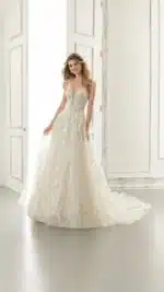 VESTIDO DE NOVIA CREMA MIEL | REF: #2179