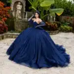 VESTIDO DE QUINCEAÑERA NAVY | REF: #26102