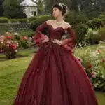 VESTIDO DE QUINCEAÑERA SANGRIA | REF: #60110